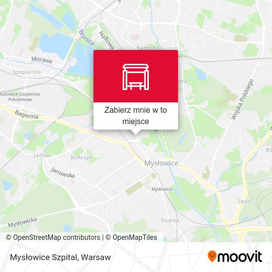 Mapa Mysłowice Szpital