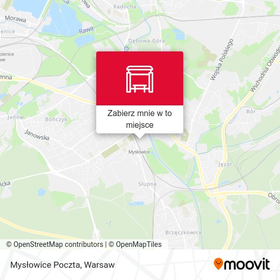 Mapa Mysłowice Poczta