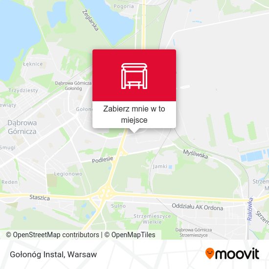 Mapa Gołonóg Instal