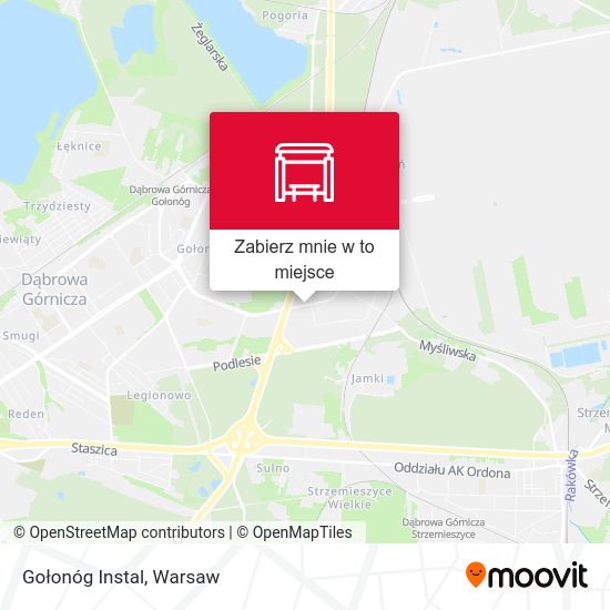 Mapa Gołonóg Instal