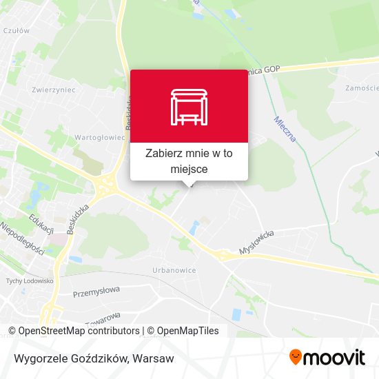 Mapa Wygorzele Goździków