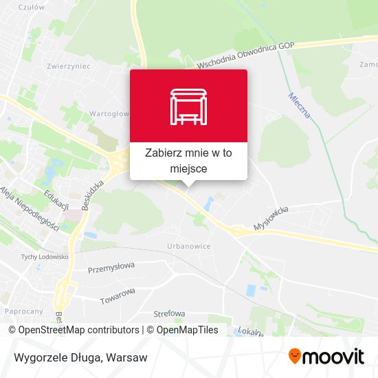 Mapa Wygorzele Długa