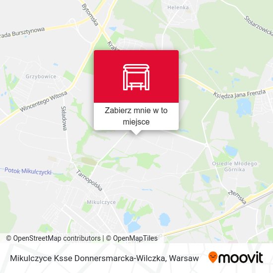 Mapa Mikulczyce Ksse Donnersmarcka-Wilczka