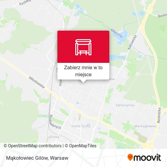 Mapa Mąkołowiec Gilów