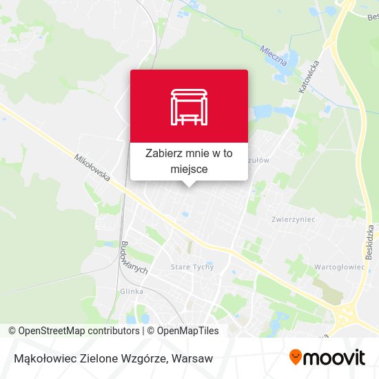 Mapa Mąkołowiec Zielone Wzgórze