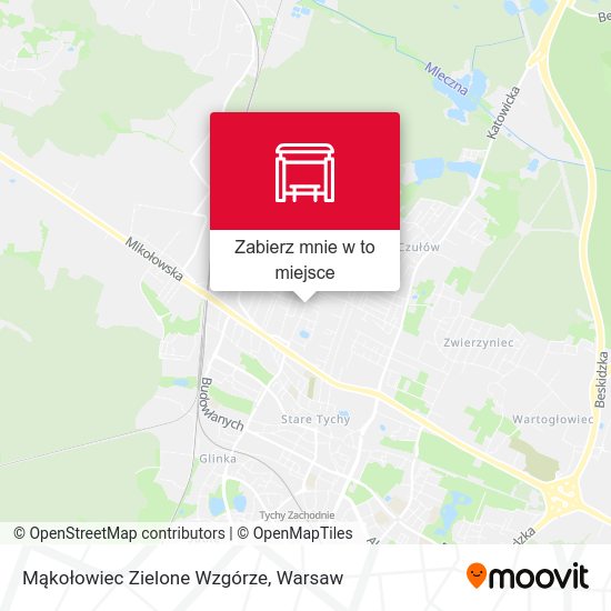 Mapa Mąkołowiec Zielone Wzgórze