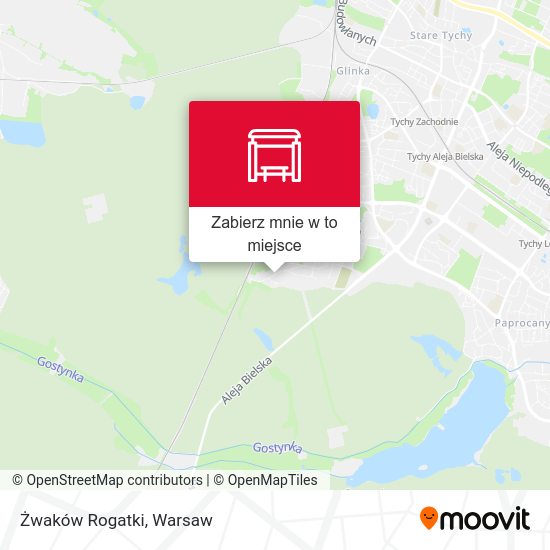 Mapa Żwaków Rogatki