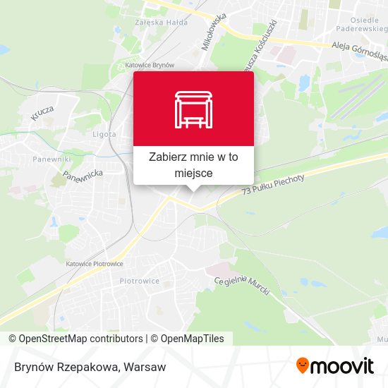 Mapa Brynów Rzepakowa