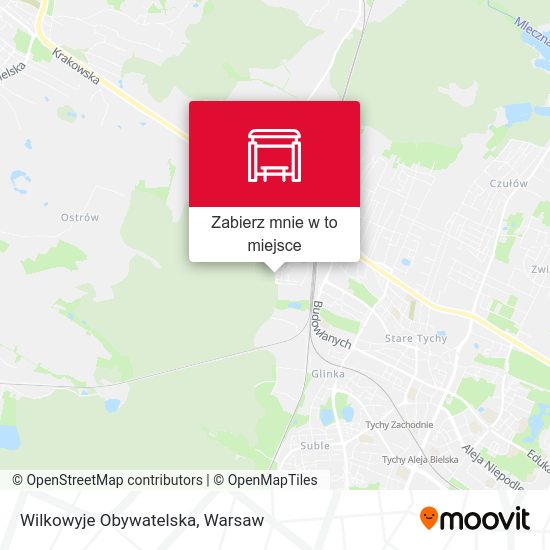 Mapa Wilkowyje Obywatelska