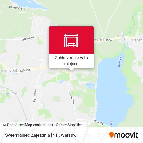 Mapa Świerklaniec Zajezdnia [Nż]