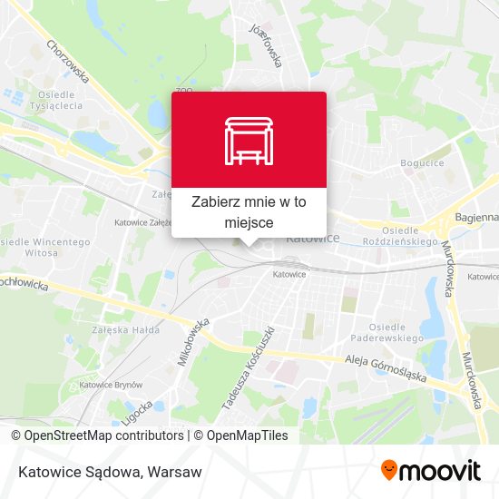 Mapa Katowice Sądowa