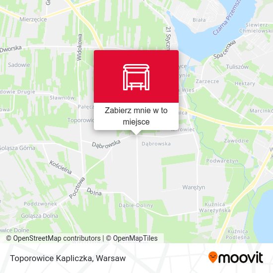 Mapa Toporowice Kapliczka