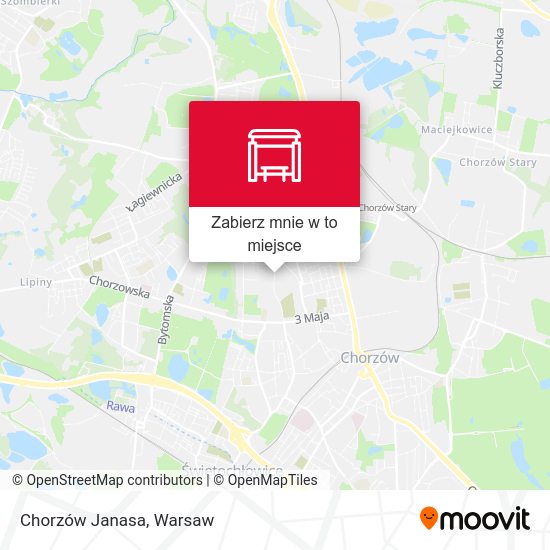 Mapa Chorzów Janasa