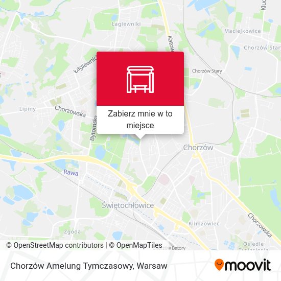 Mapa Chorzów Amelung Tymczasowy