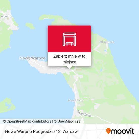 Mapa Nowe Warpno Podgrodzie 12