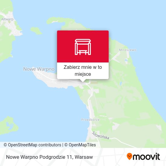 Mapa Nowe Warpno Podgrodzie 11