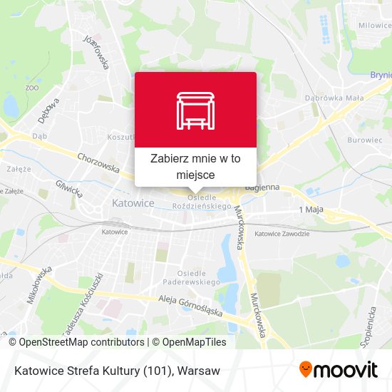 Mapa Katowice Strefa Kultury (101)