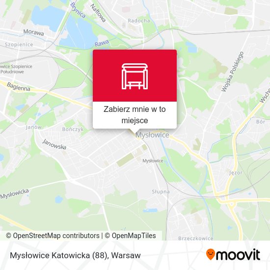 Mapa Mysłowice Katowicka (88)