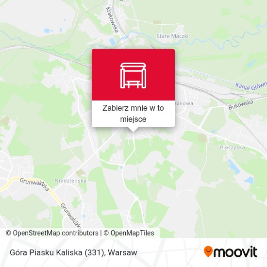 Mapa Góra Piasku Kaliska (331)