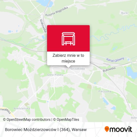 Mapa Borowiec Moździerzowców I (364)