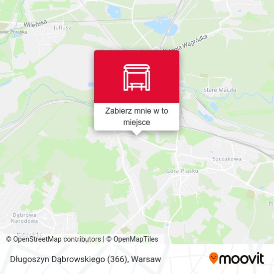 Mapa Długoszyn Dąbrowskiego (366)