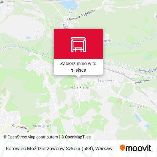 Mapa Borowiec Moździerzowców Szkoła (584)