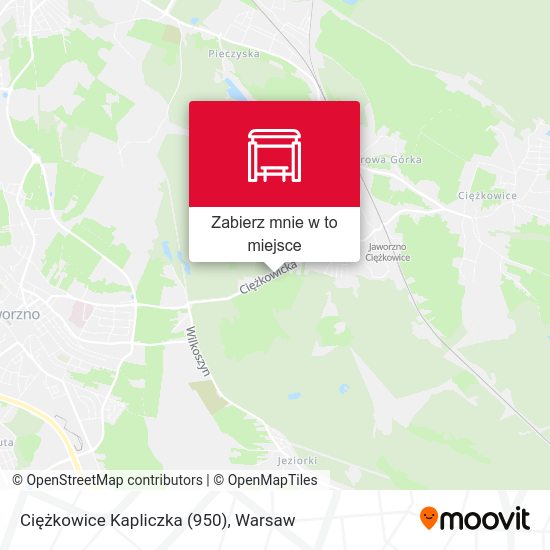 Mapa Ciężkowice Kapliczka (950)