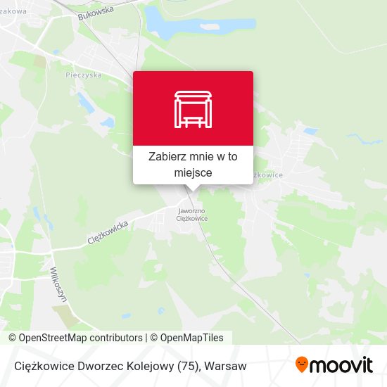 Mapa Ciężkowice Dworzec Kolejowy (75)