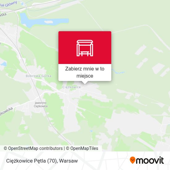 Mapa Ciężkowice Pętla (70)