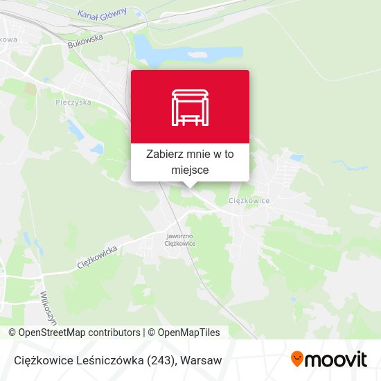 Mapa Ciężkowice Leśniczówka (243)