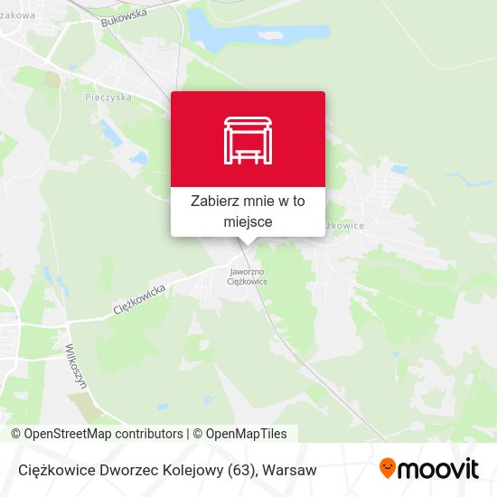 Mapa Ciężkowice Dworzec Kolejowy (63)