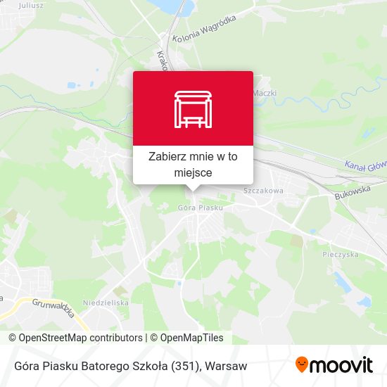 Mapa Góra Piasku Batorego Szkoła (351)