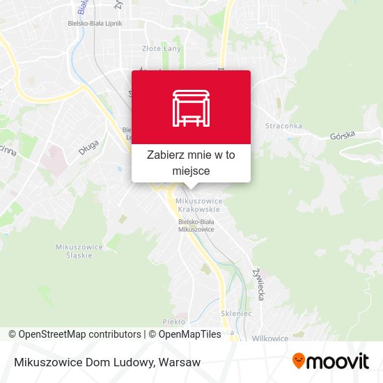 Mapa Mikuszowice Dom Ludowy