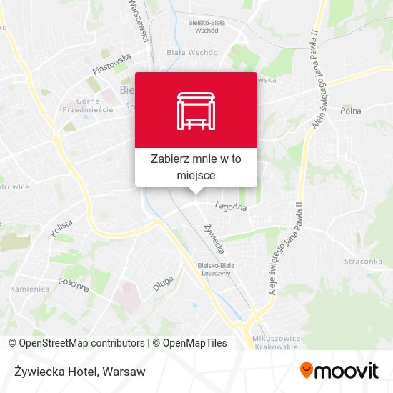 Mapa Żywiecka Hotel