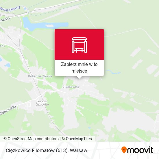 Mapa Ciężkowice Filomatów (613)