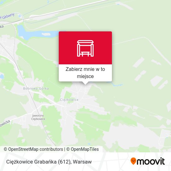 Mapa Ciężkowice Grabańka (612)