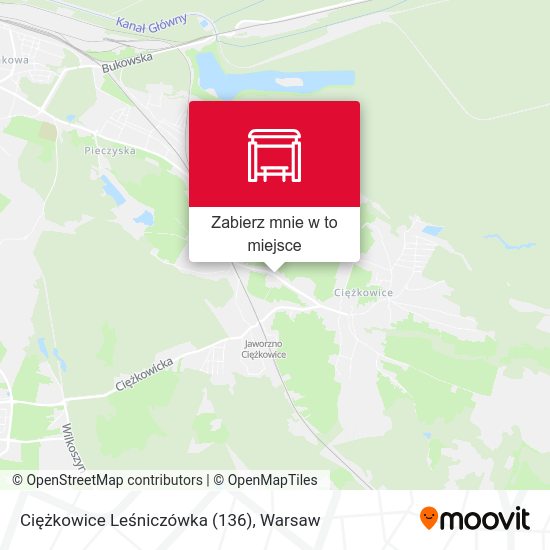 Mapa Ciężkowice Leśniczówka (136)