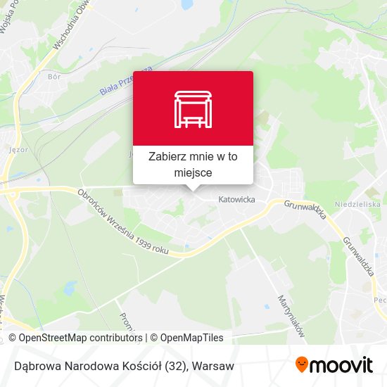 Mapa Dąbrowa Narodowa Kościół (32)