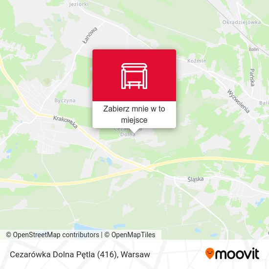 Mapa Cezarówka Dolna Pętla (416)