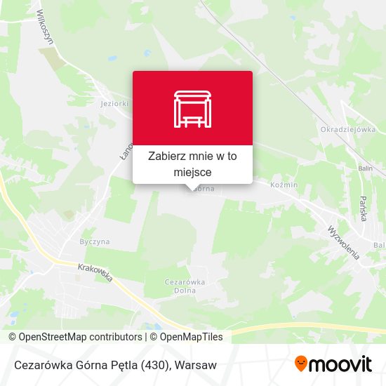 Mapa Cezarówka Górna Pętla (430)