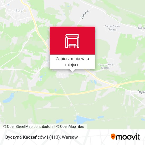 Mapa Byczyna Kaczeńców I (413)