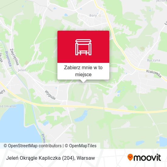 Mapa Jeleń Okrągle Kapliczka (204)