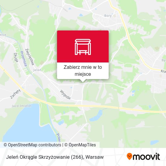 Mapa Jeleń Okrągle Skrzyżowanie (266)