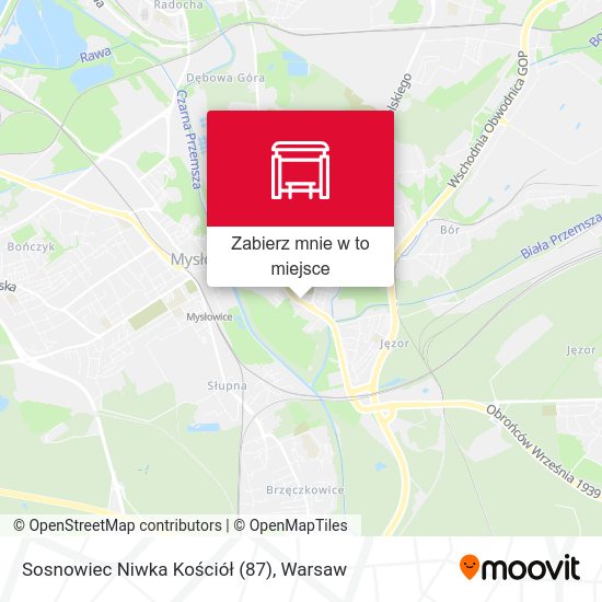 Mapa Sosnowiec Niwka Kościół (87)