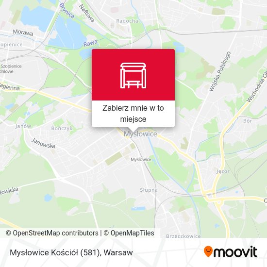 Mapa Mysłowice Kościół (581)