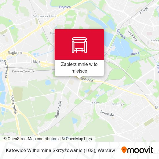 Mapa Katowice Wilhelmina Skrzyżowanie (103)