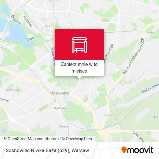 Mapa Sosnowiec Niwka Baza (529)