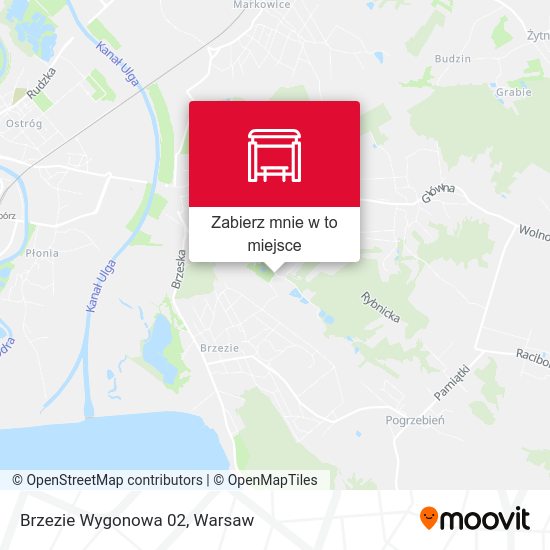 Mapa Brzezie Wygonowa 02