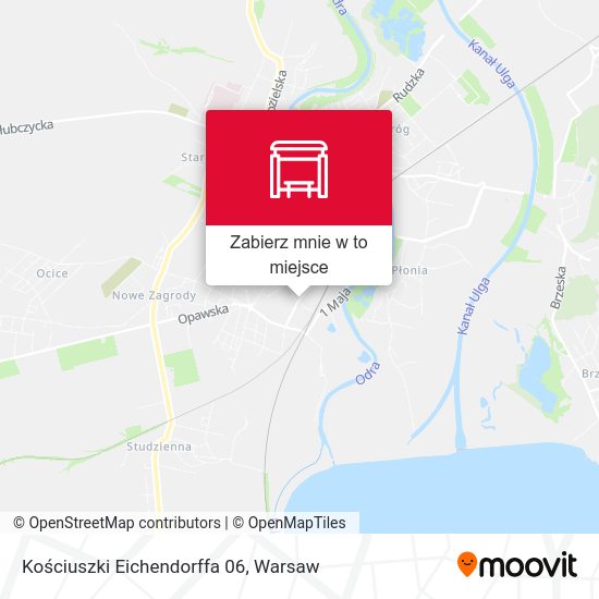 Mapa Kościuszki Eichendorffa 06