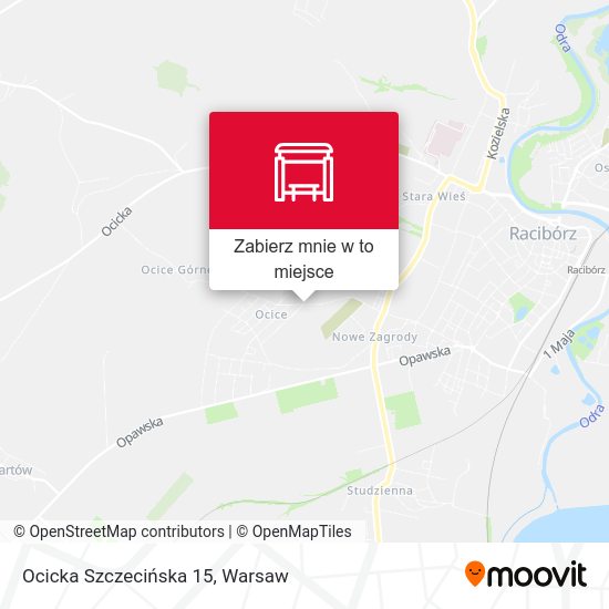 Mapa Ocicka Szczecińska 15